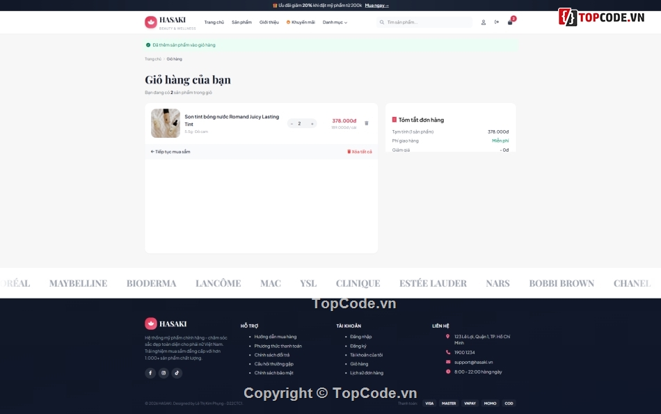 Đồ án,AI,Shop,tốt nghiệp,mỹ phẩm,Chatbot